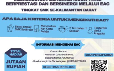 MEWUJUDKAN GENERASI MUDA YANG BERPRESTASI DAN BERSINERGI MELALUI EAC