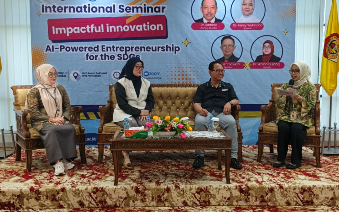 FEB UPB Pontianak dan UITM Sarawak, Malaysia Gelar Seminar Internasional tentang Al-Powered Entrepreneurship for the SDGs