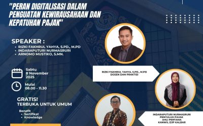 HIMSAK FEB UPB Gelar Webinar Inovatif tentang Peran Digitalisasi dalam Dunia Usaha dan Pajak